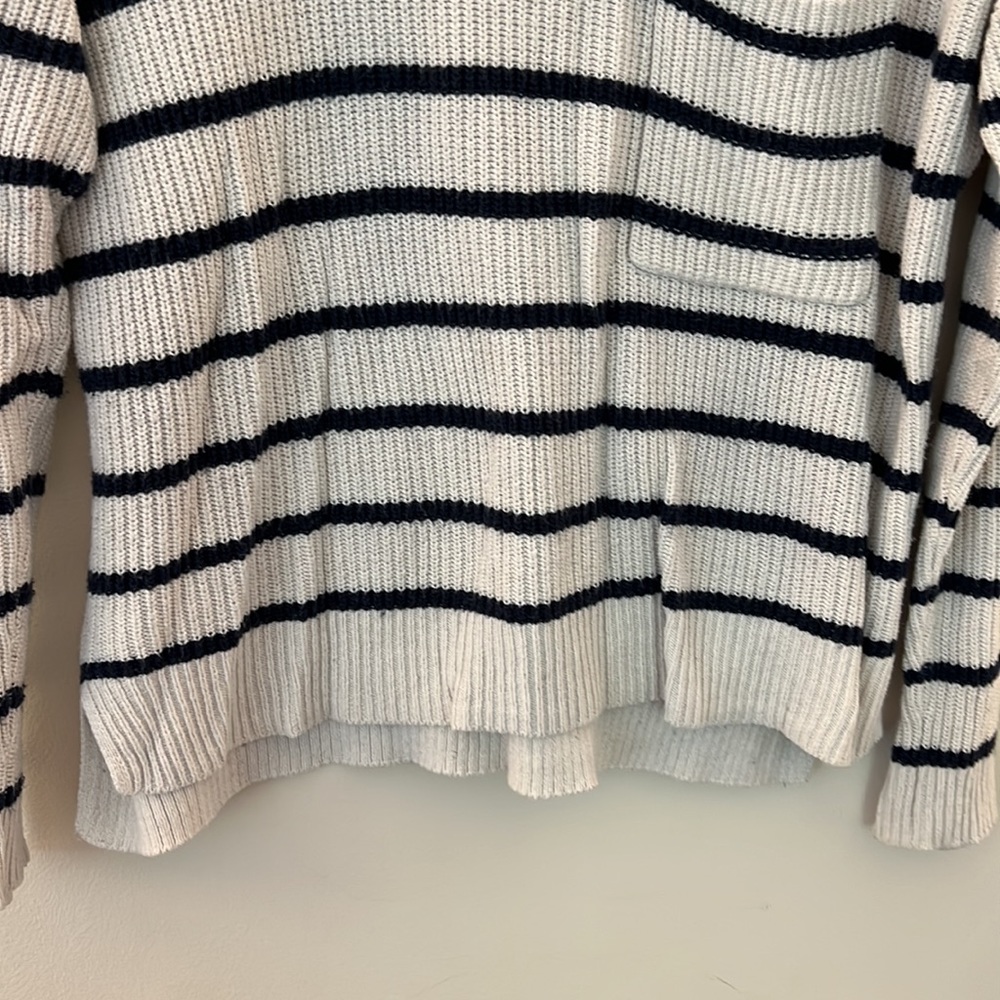 Madewell Thompson Pocket Pullover Striped Sweater - Picture 4 of 5